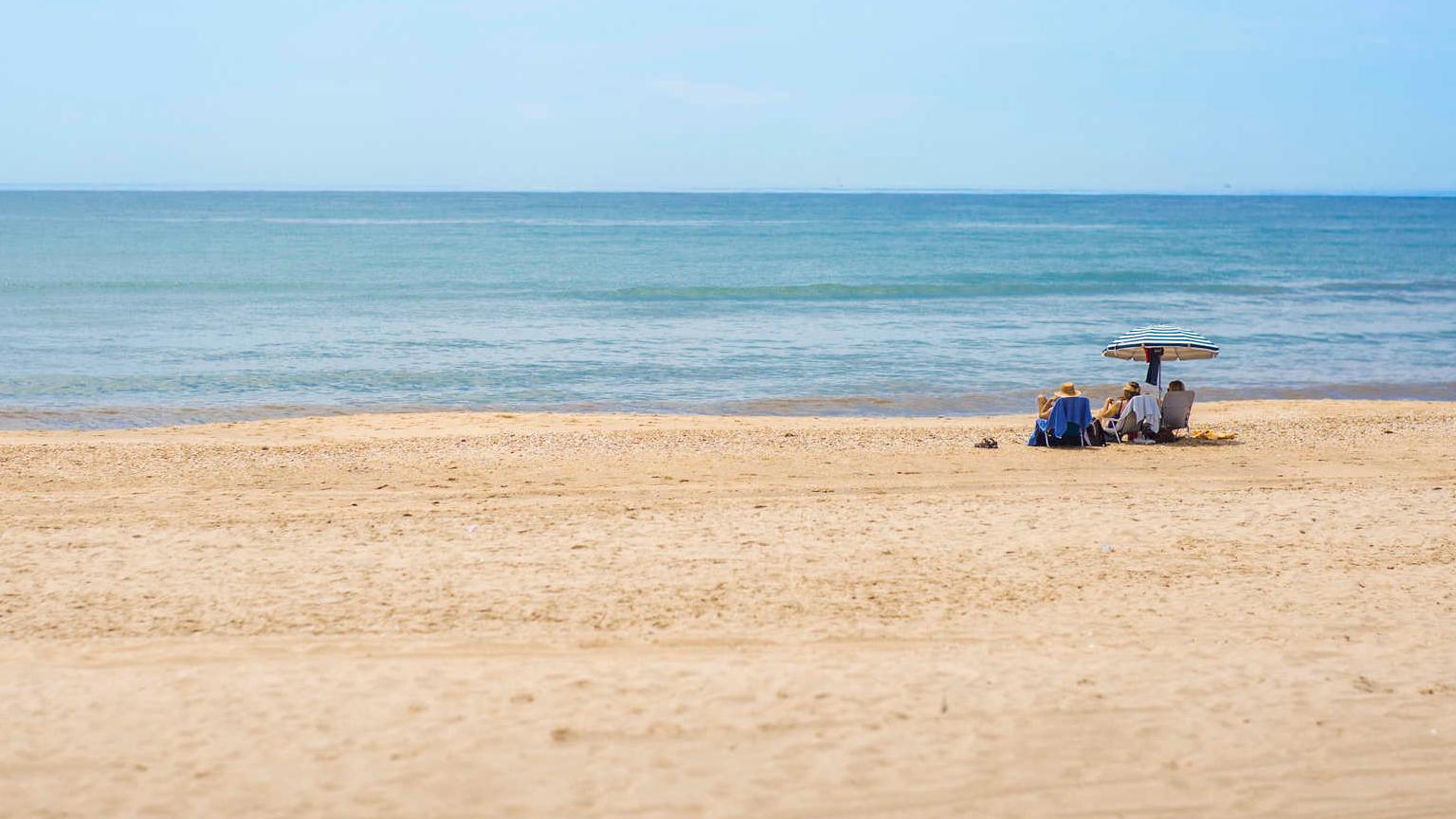 Playa Casita Azul, Isla Cristina_Huelva. Ruta de los atardeceres para Poetas. 